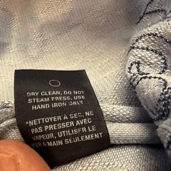 Robert Graham Men's Geometric Button Down Shirt Blue Size‎ 2XL - Picture 7 of 9